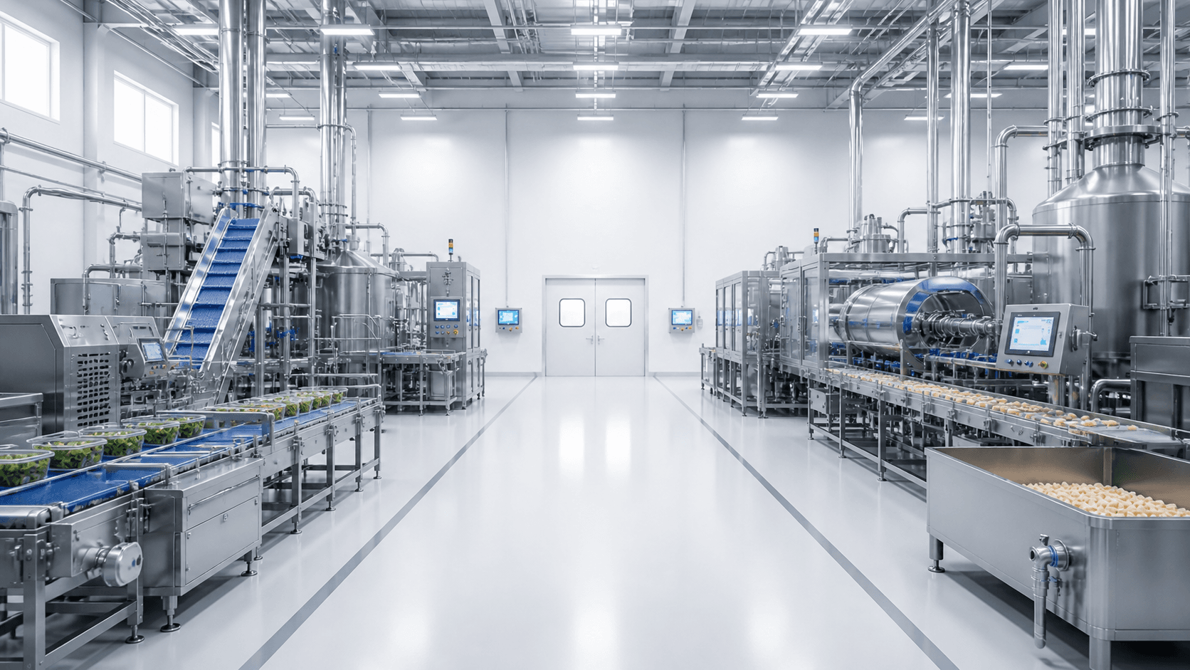 Food processing facility floor